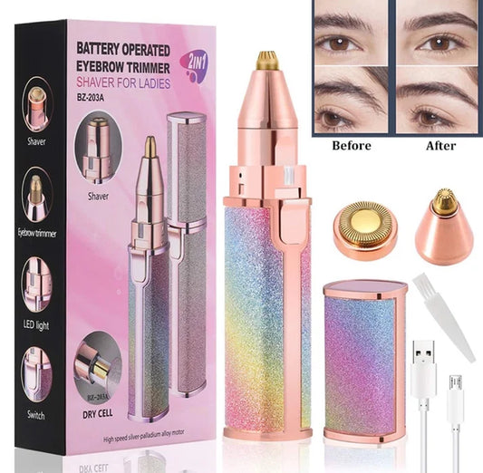 2 in 1 Eyebrow & Facial Hair Remover
