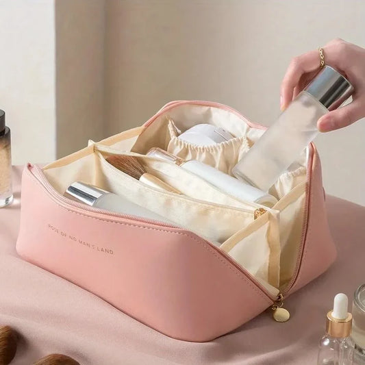 Leather Cosmetic Organizer