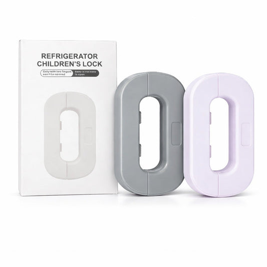 Refrigerator Two-Finger Safety Lock — Child-Proof Fridge & Cabinet Latch