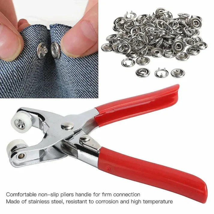 Tich Button Machine With 50 Pcs Button