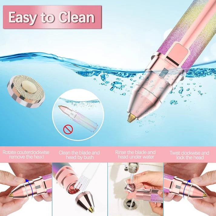 2 in 1 Eyebrow & Facial Hair Remover